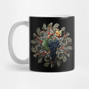 Vintage Grape Spanna Fruit Wreath Mug